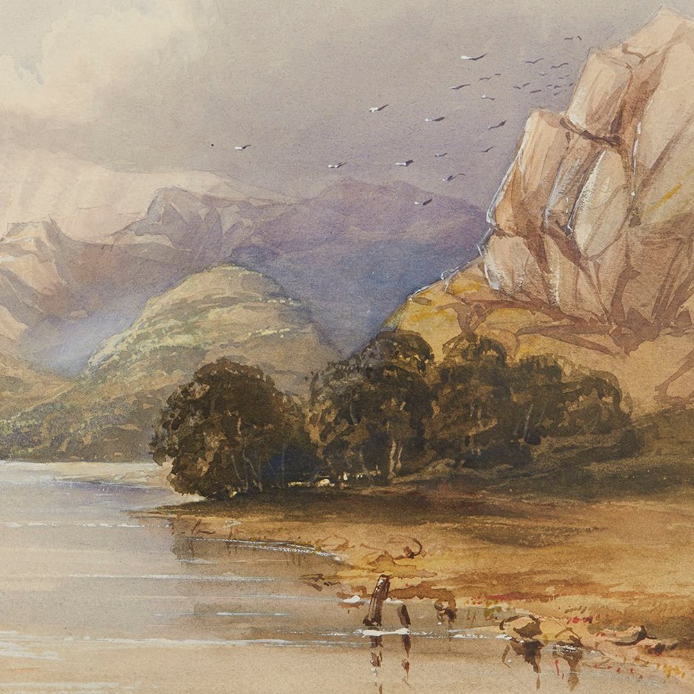 E NICHOLSON WATERCOLOUR 1845 1845