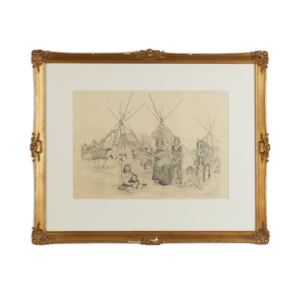CAMPAIGN DRAWING, 19TH/20TH C Believed late 19th / early 20th century