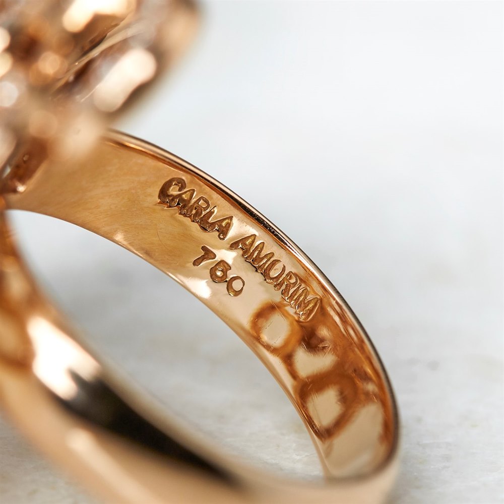 Carla Amorim 18k Rose Gold 0.73ct Diamond Ring