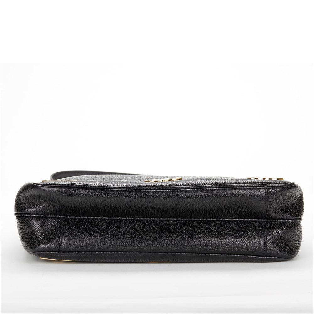 Chanel Large CC Charm Shoulder Tote Bag 1990's HB040 | Second Hand Handbags