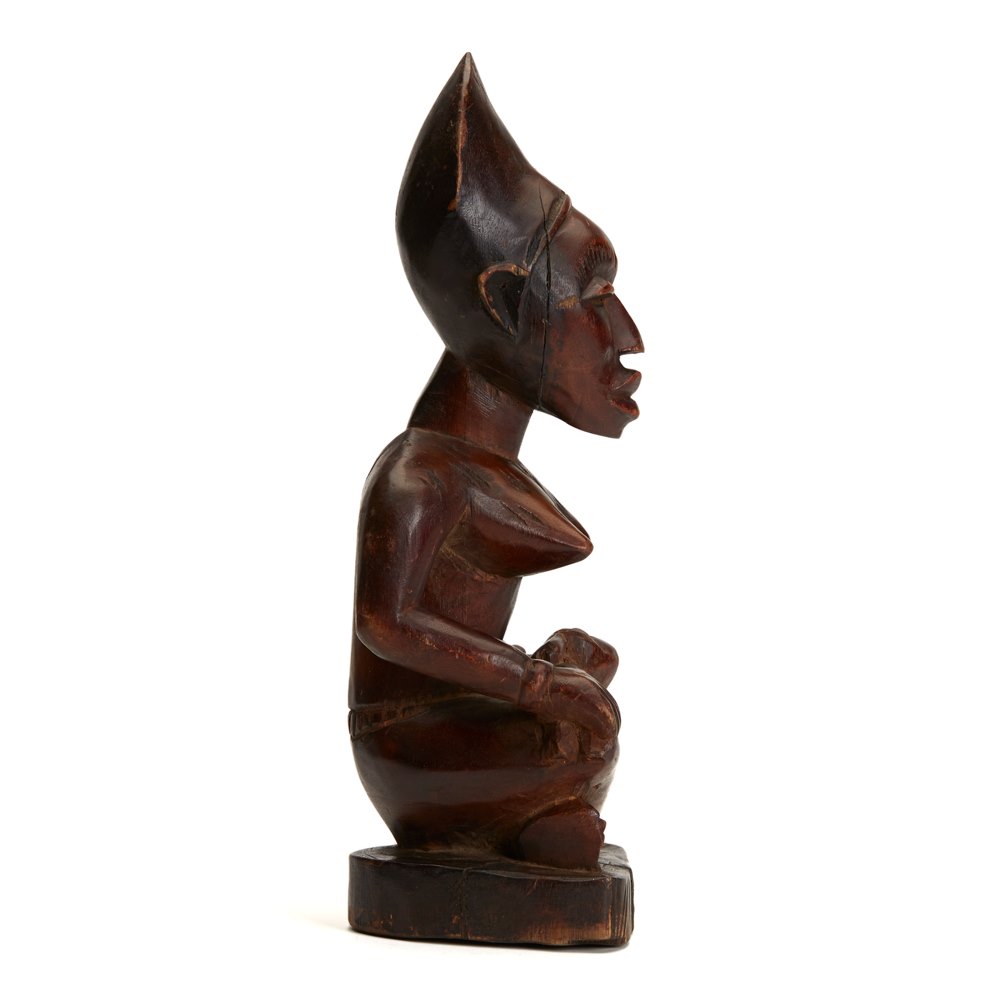 Carved West African Figure 20th C. Probably first half 20th Century