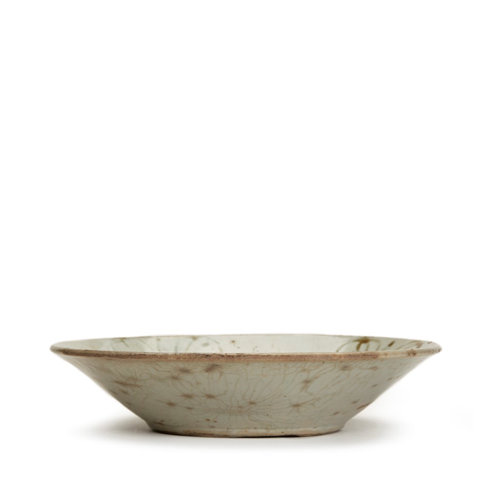 Glazed Vietnamese Stoneware Bowl 17th C. Pre 18th Century