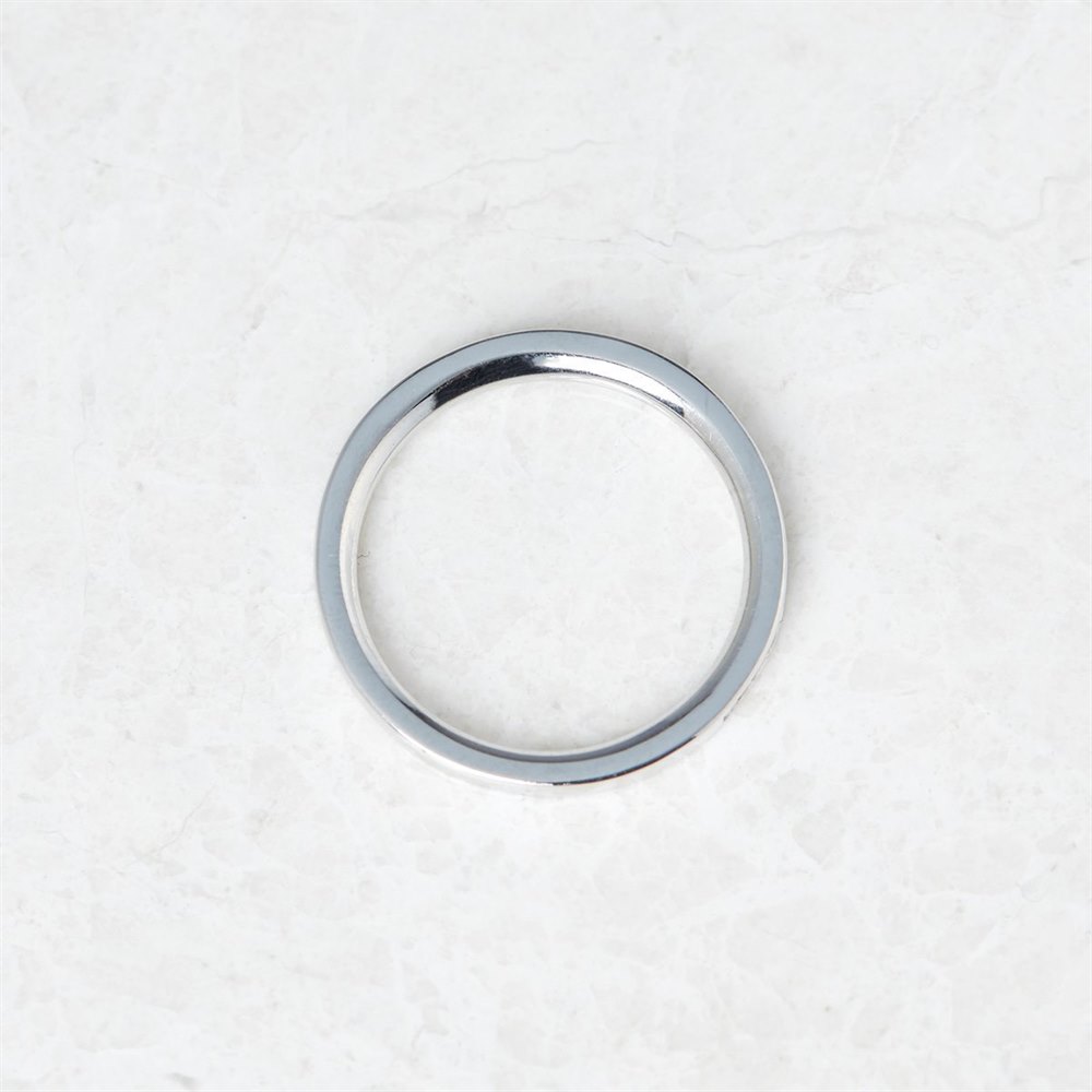 18k White Gold, total weight - 2.36 grams 18k White Gold 0.25ct Diamond Half Eternity Ring