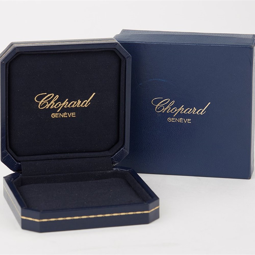 Chopard 18k White Gold Happy Diamonds Heart Necklace