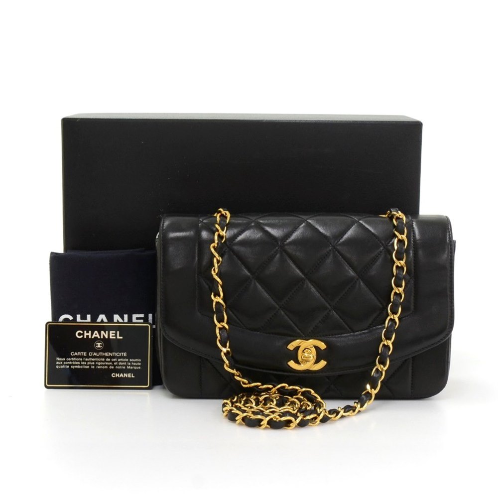 Chanel Diana Classic Single Flap Bag 1996 HB347 | Second Hand Handbags
