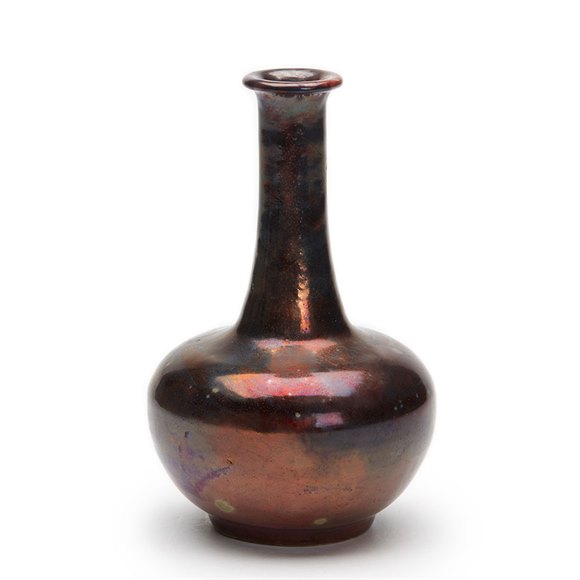 Arts & Crafts Bernard Moore High Fired Solifleur Vase C1900