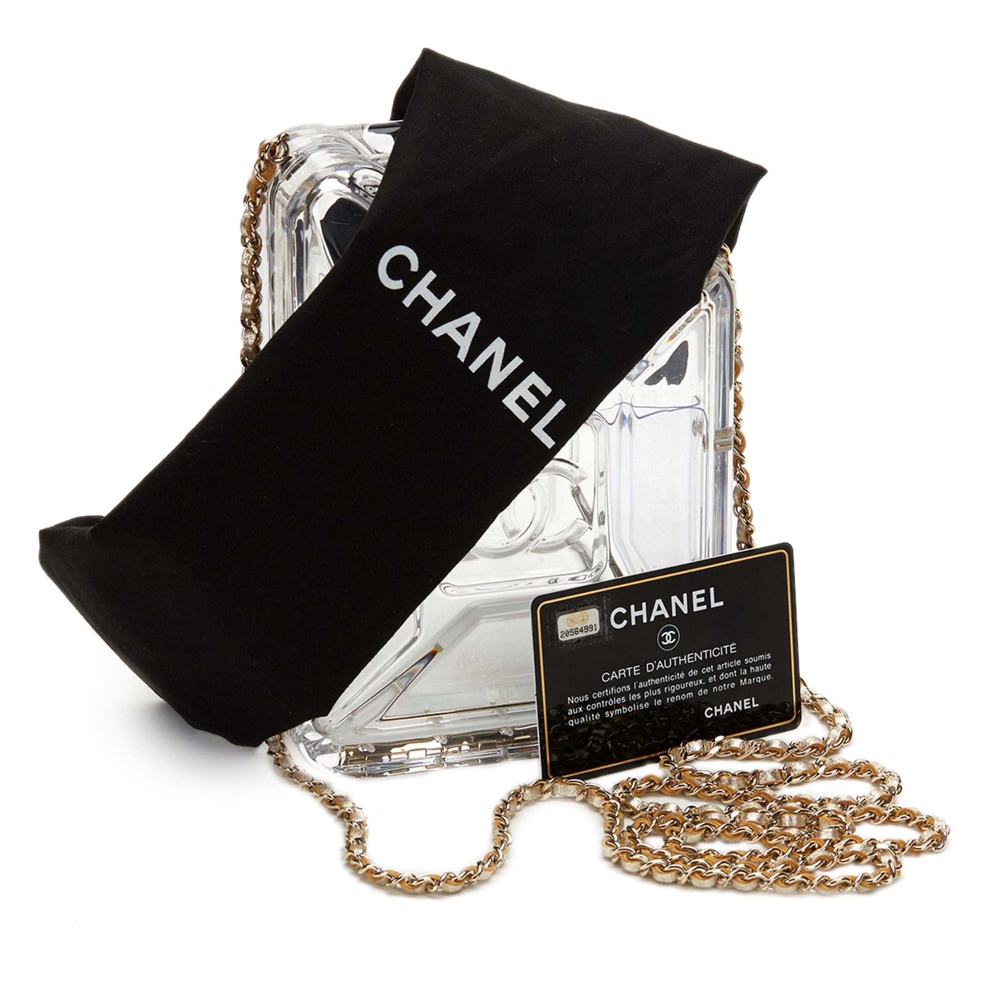 Chanel Clear Plexiglass Dubai by Night Gas Can Minaudiere