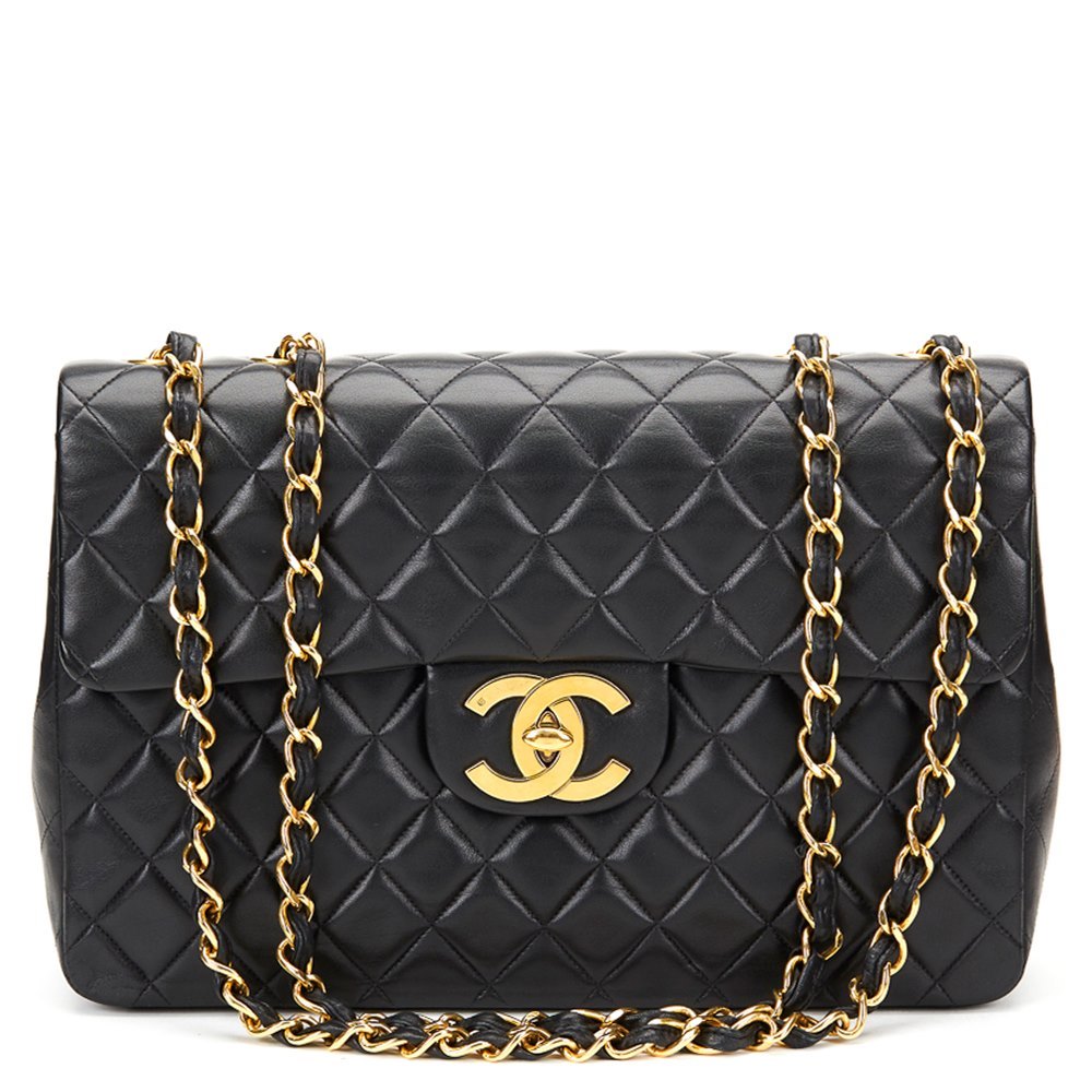 Chanel Maxi Jumbo XL Flap Bag 1995 HB611 | Second Hand Handbags