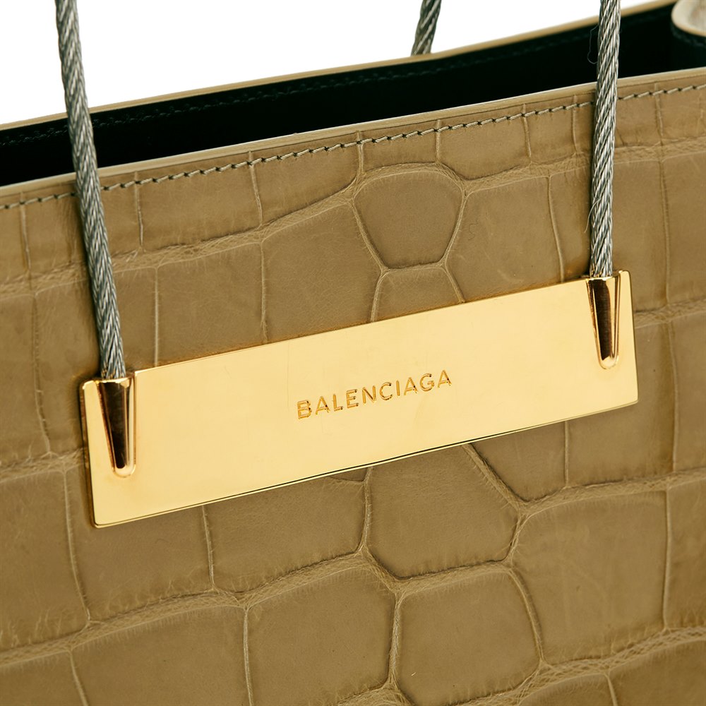 balenciaga cable flap shopper