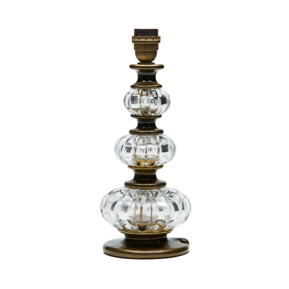ARCHIMEDE SEGUSO MURANO ART GLASS LAMP BASE c.1960 Circa 1970