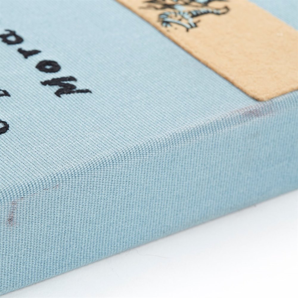 Blue Fabric L'Amore Coniugale Book Clutch