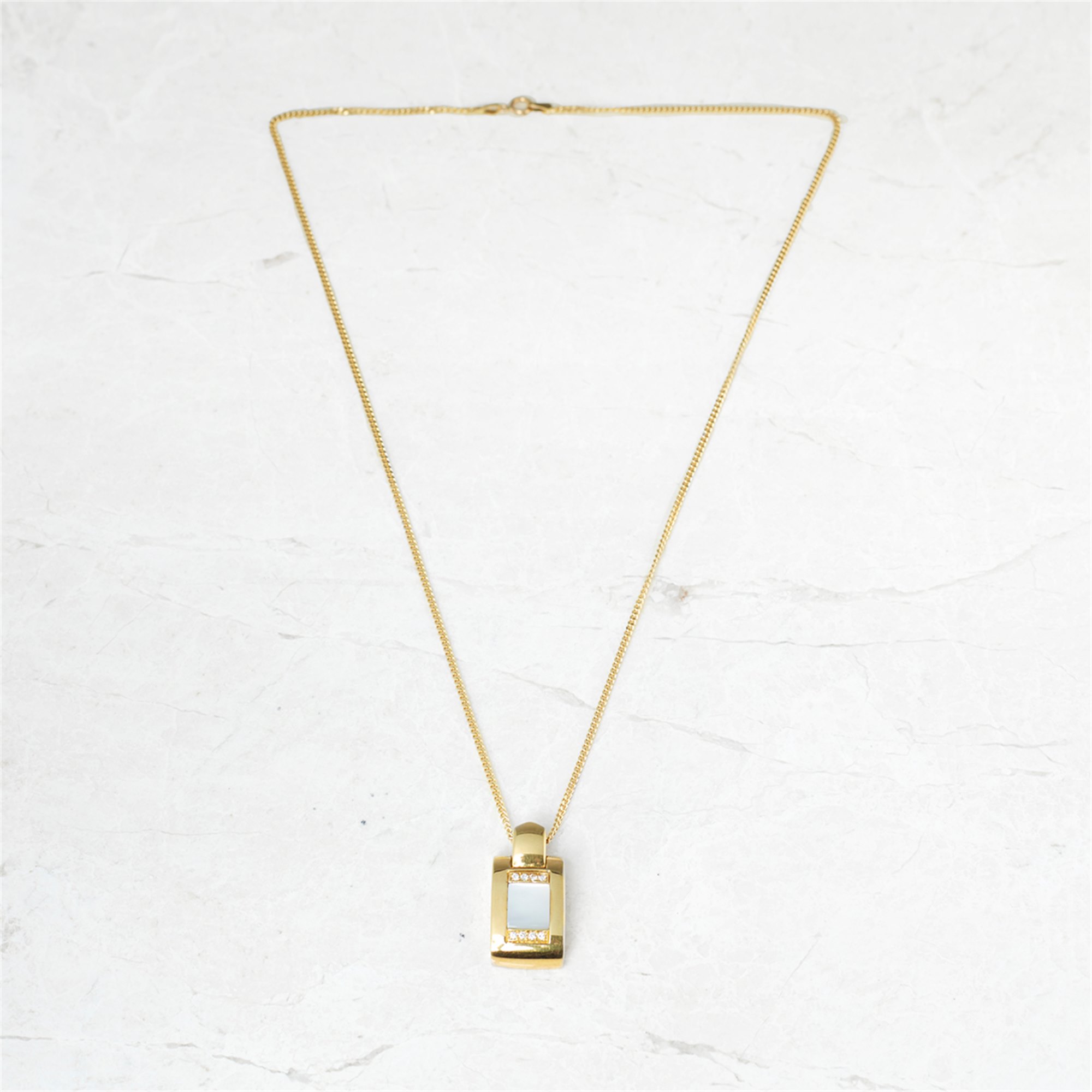Audemars Piguet Mabe Pearl & Diamond Pendant Necklace