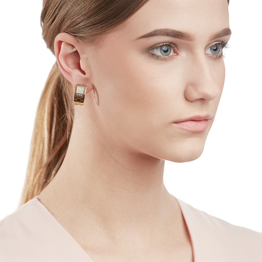 Audemars Piguet Mabe Pearl & Diamond Earrings