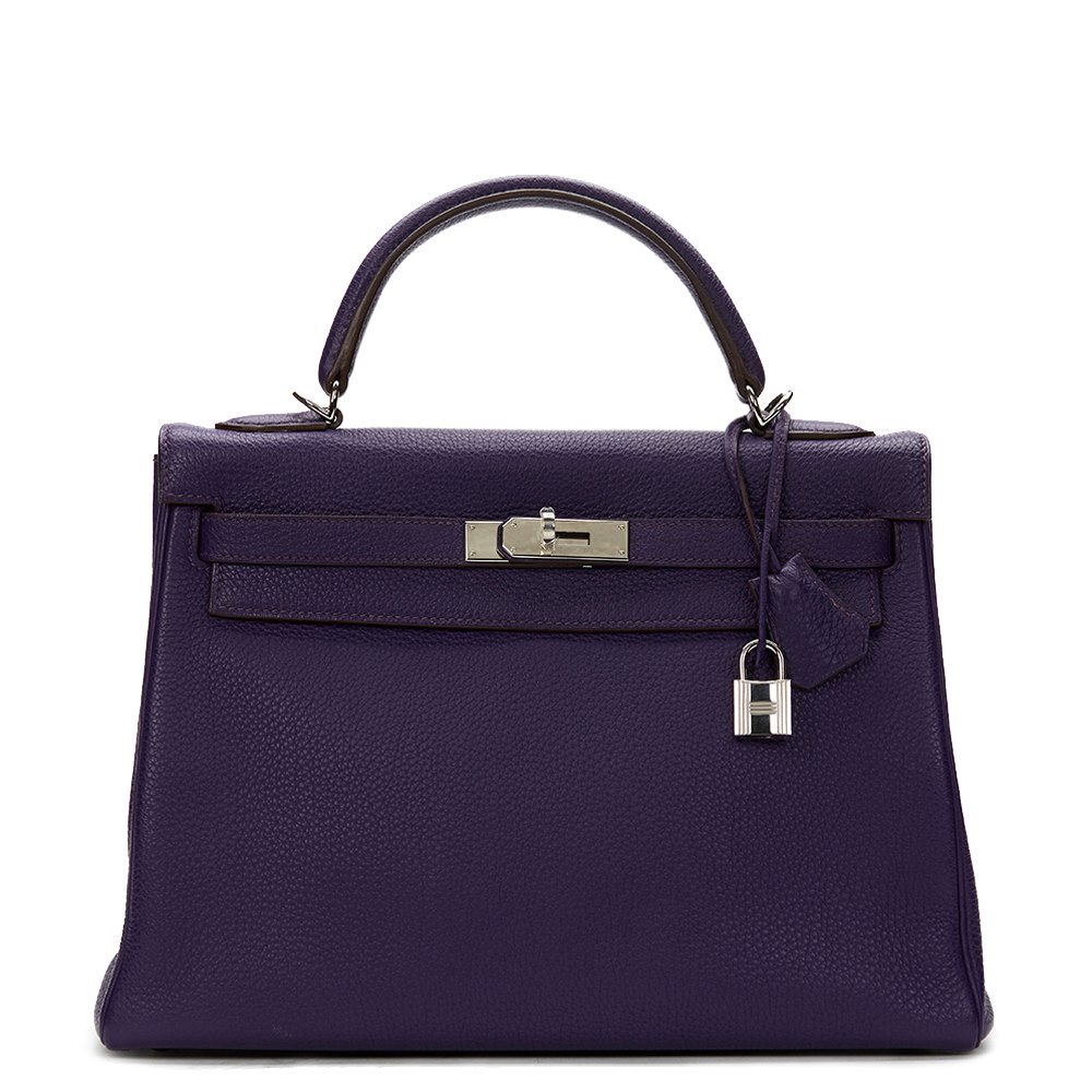 Hermès Kelly 32cm 2010 HB777 | Second Hand Handbags | Xupes
