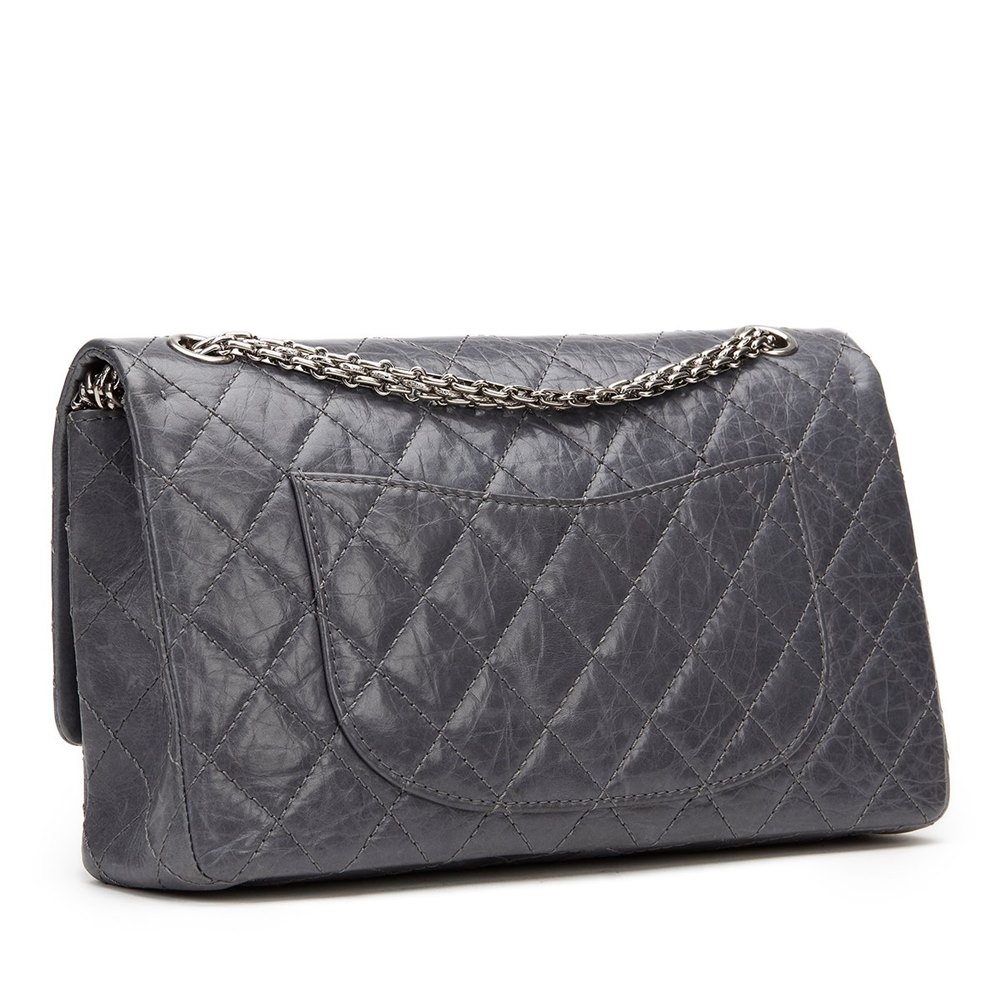 chanel grey purse