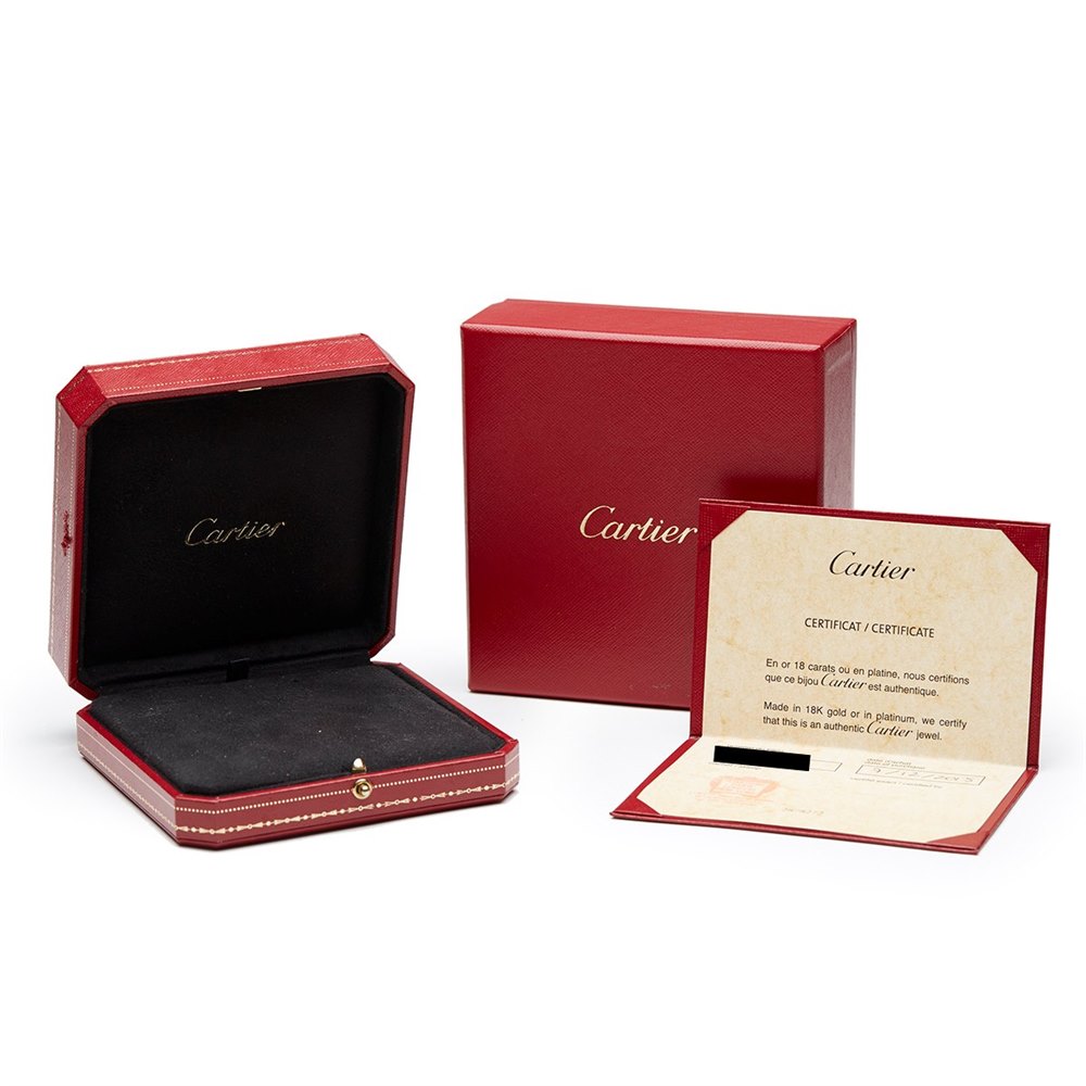 Cartier 18k Yellow Gold Tsavorite Garnet Panthère Necklace