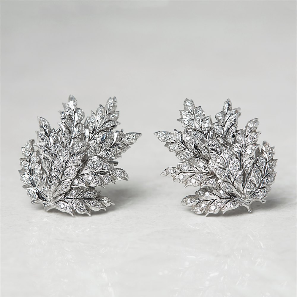 Buccellati 18k White Gold South Sea Pearl & Diamond Detachable Drop Earrings