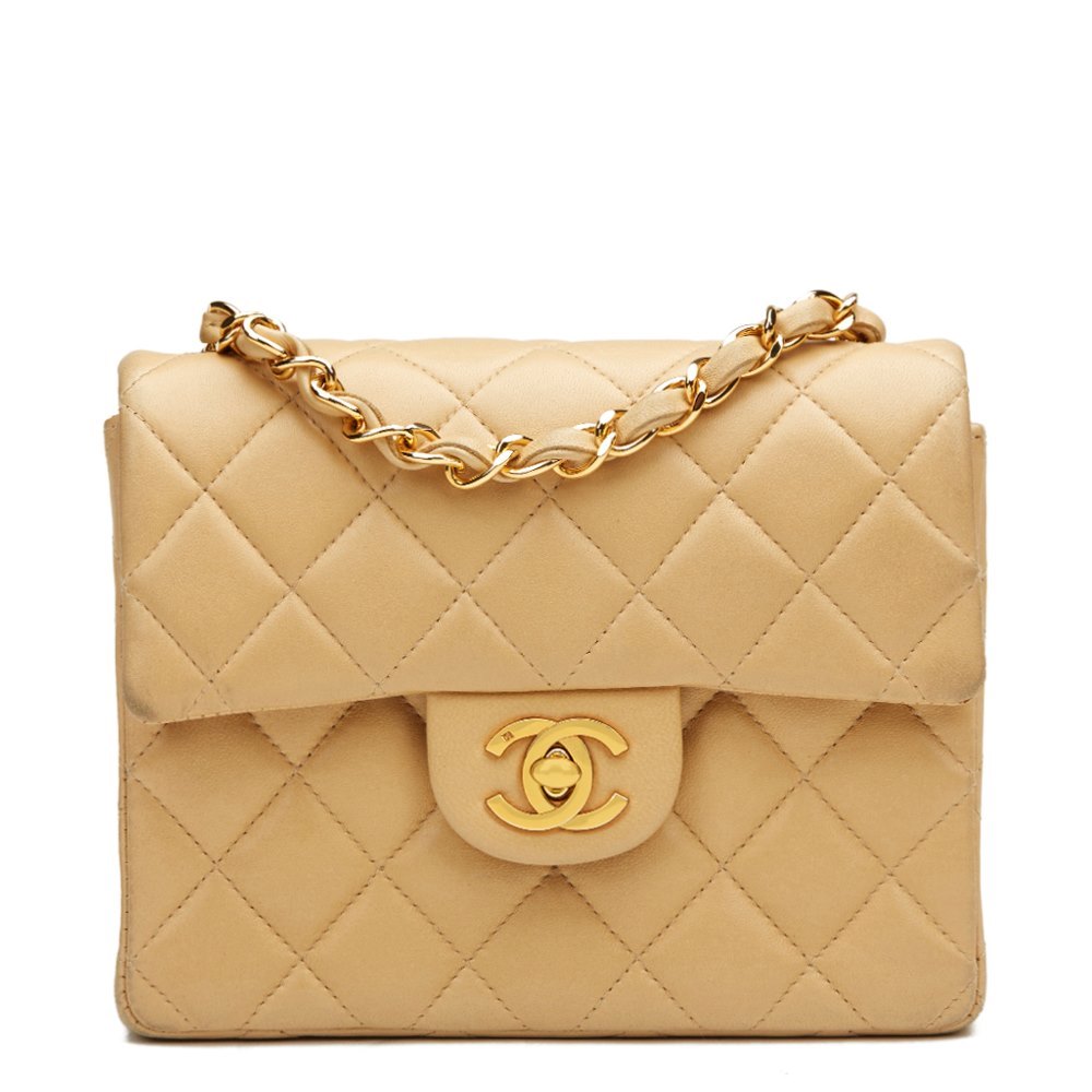 Chanel Mini Flap Bag Beige | vlr.eng.br