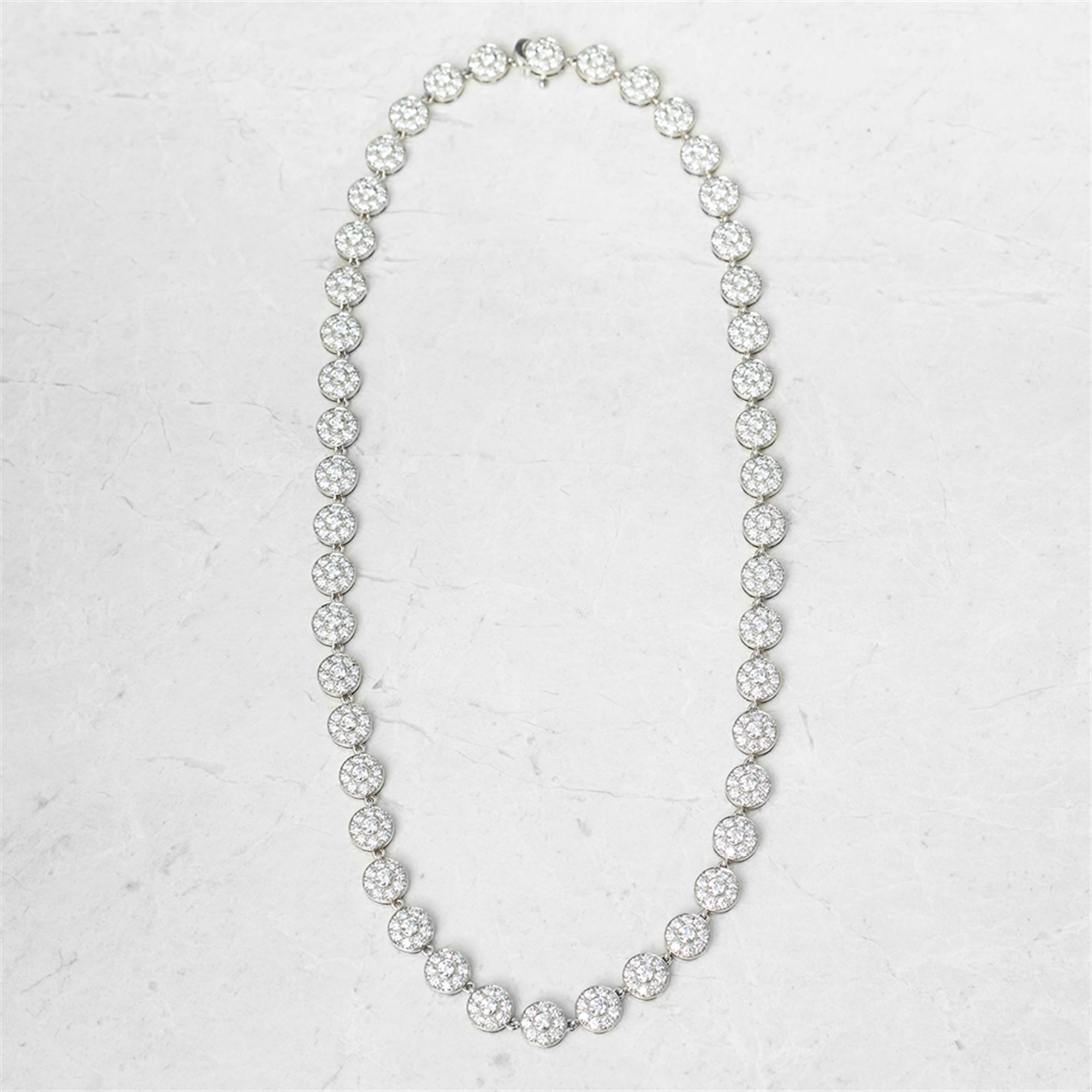Tiffany & Co. Platinum Diamond Statement Circlet Necklace