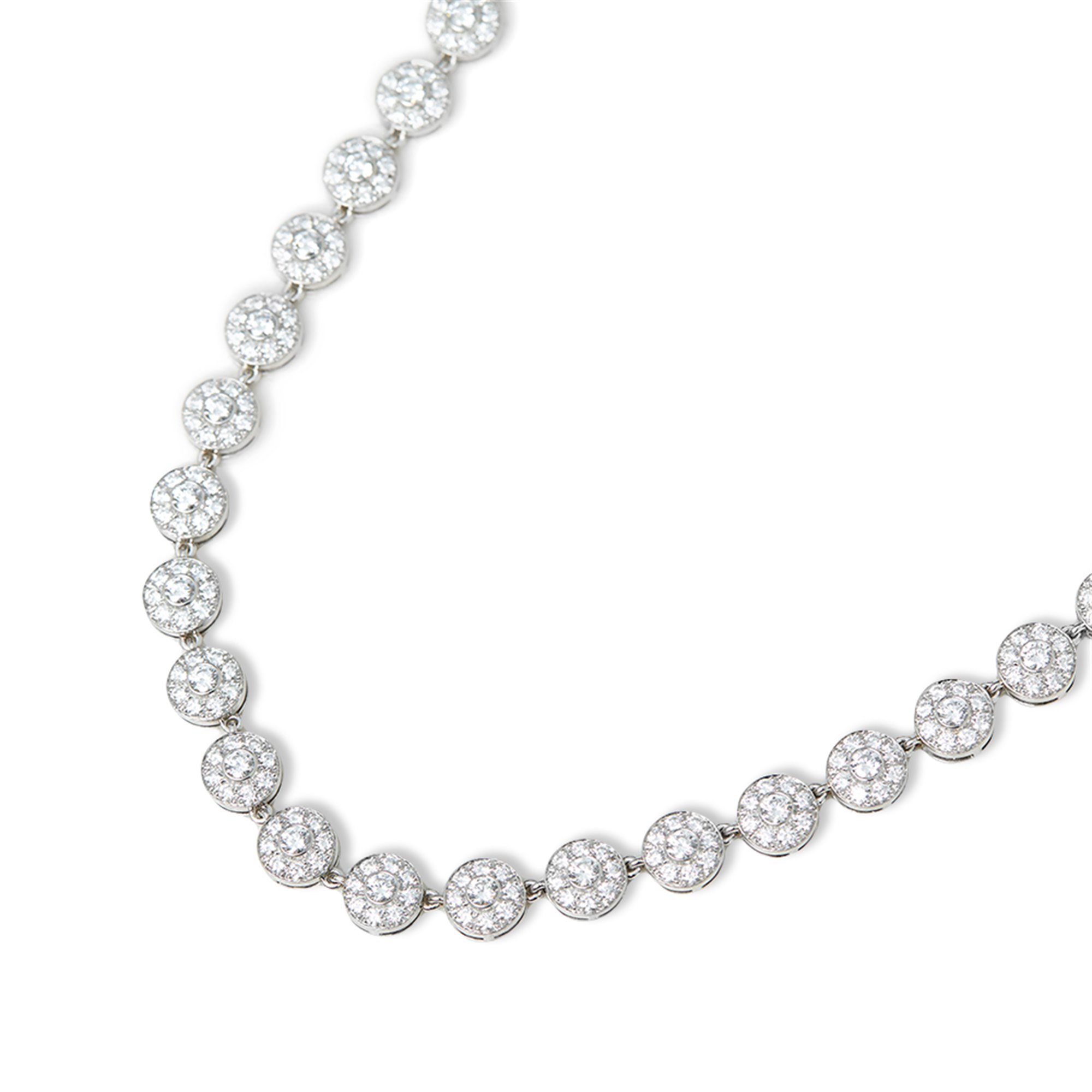 Tiffany & Co. Platinum Diamond Statement Circlet Necklace