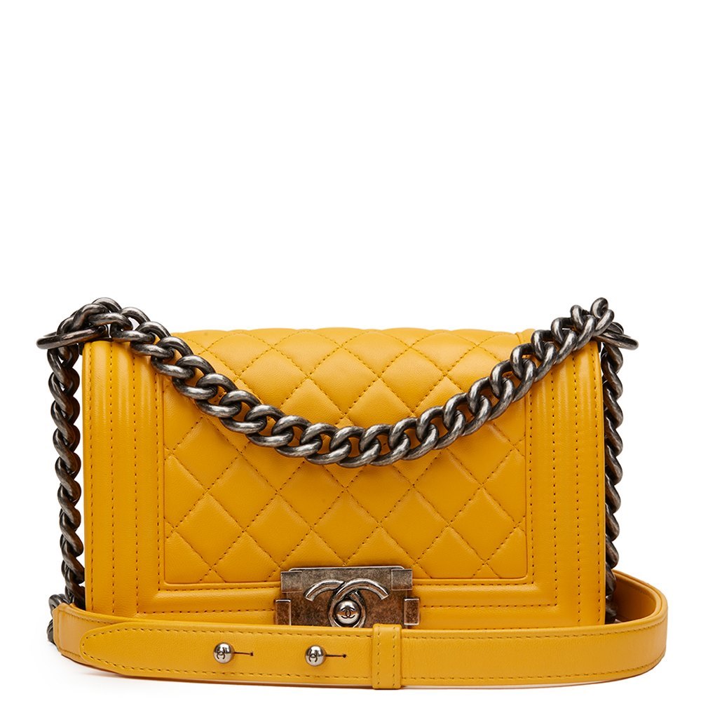 chanel mustard bag