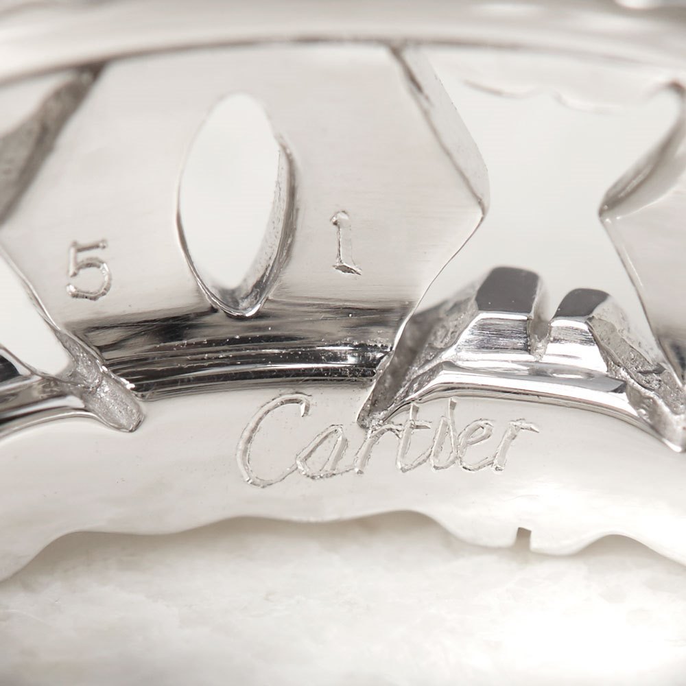 Cartier 18k White Gold C De Cartier Ring