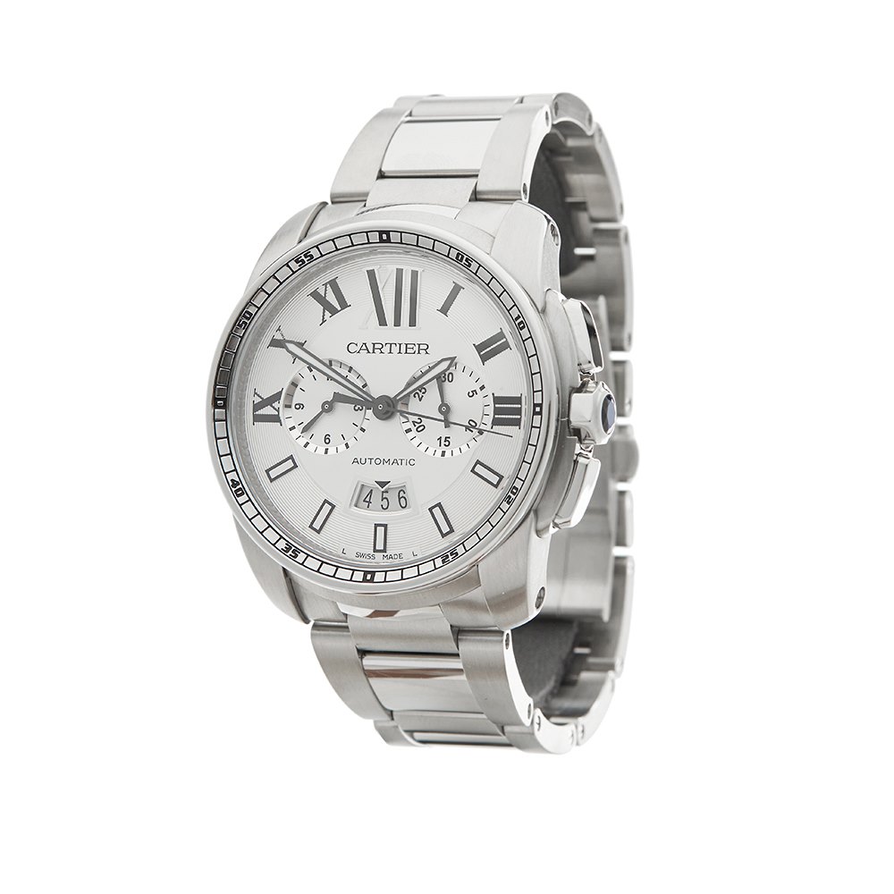 Cartier Calibre Chronograph Stainless Steel 3578 or W7100045