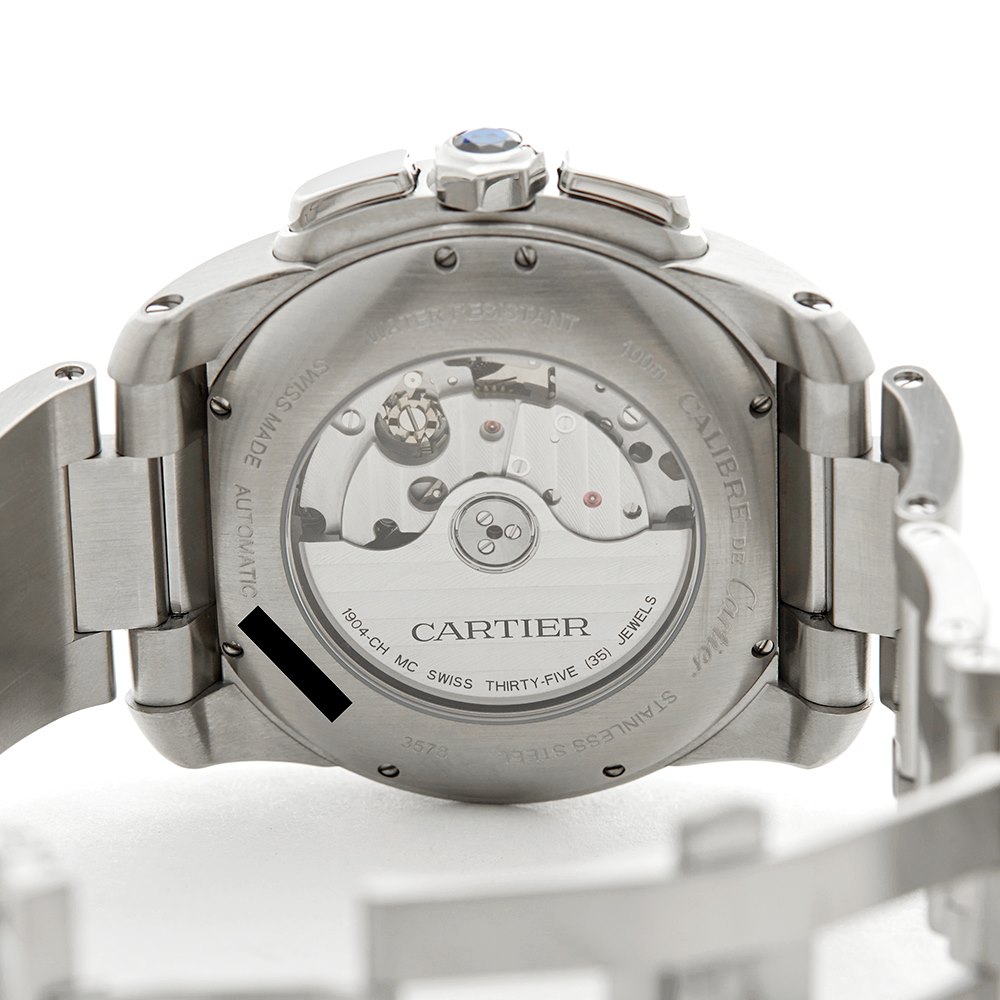 Cartier Calibre Chronograph Stainless Steel 3578 or W7100045