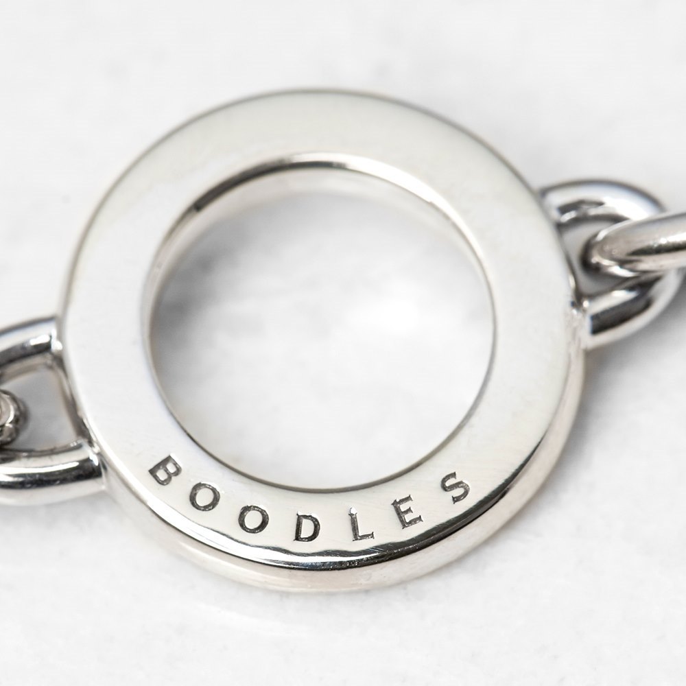 Boodles 18k White Gold Diamond Velocity Bracelet