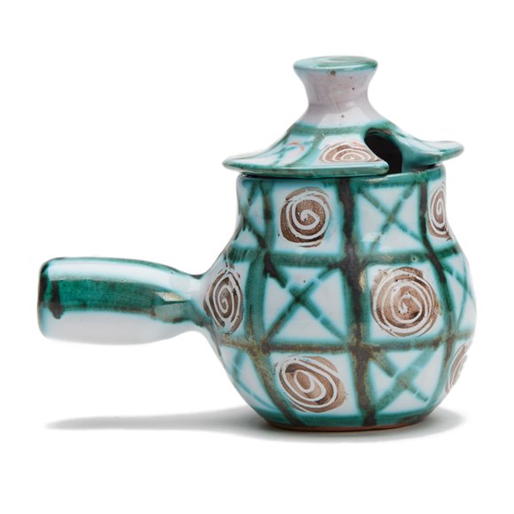 ROBERT PICAULT VALLAURIS ART POTTERY CONSERVE POT 1950'S