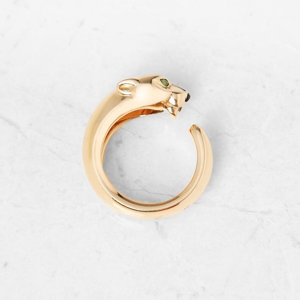 Cartier 18k Yellow Gold Panthére De Cartier Ring