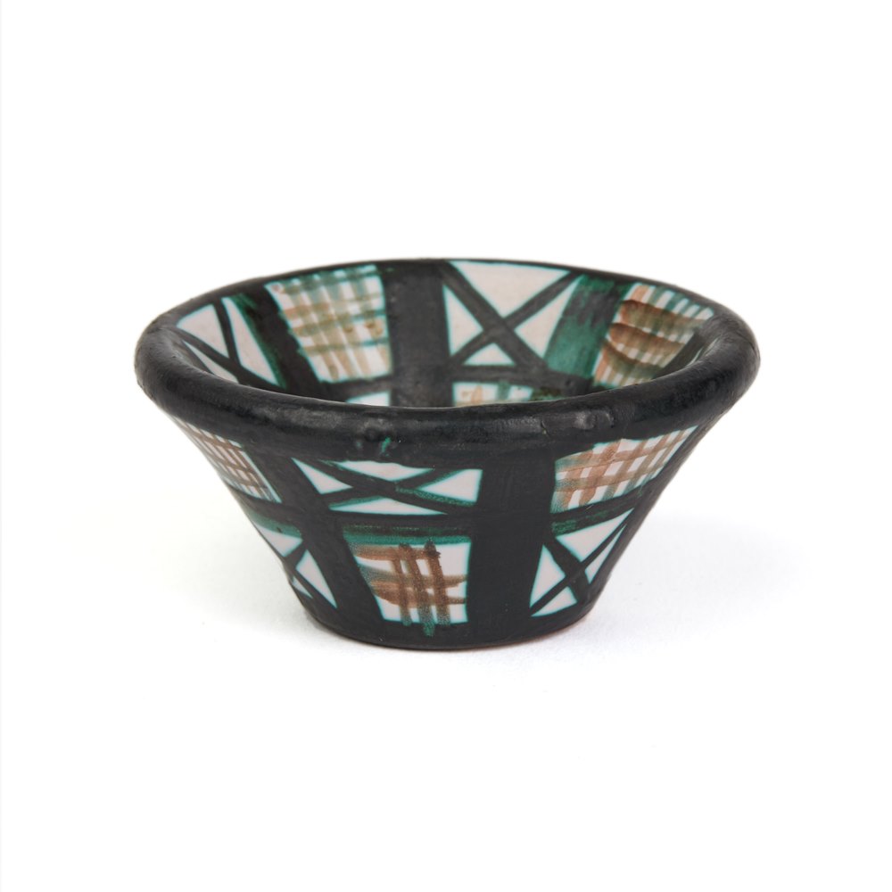ROBERT PICAULT VALLAURIS FOUR ART POTTERY DISHES 1950'S Mid 20th Century