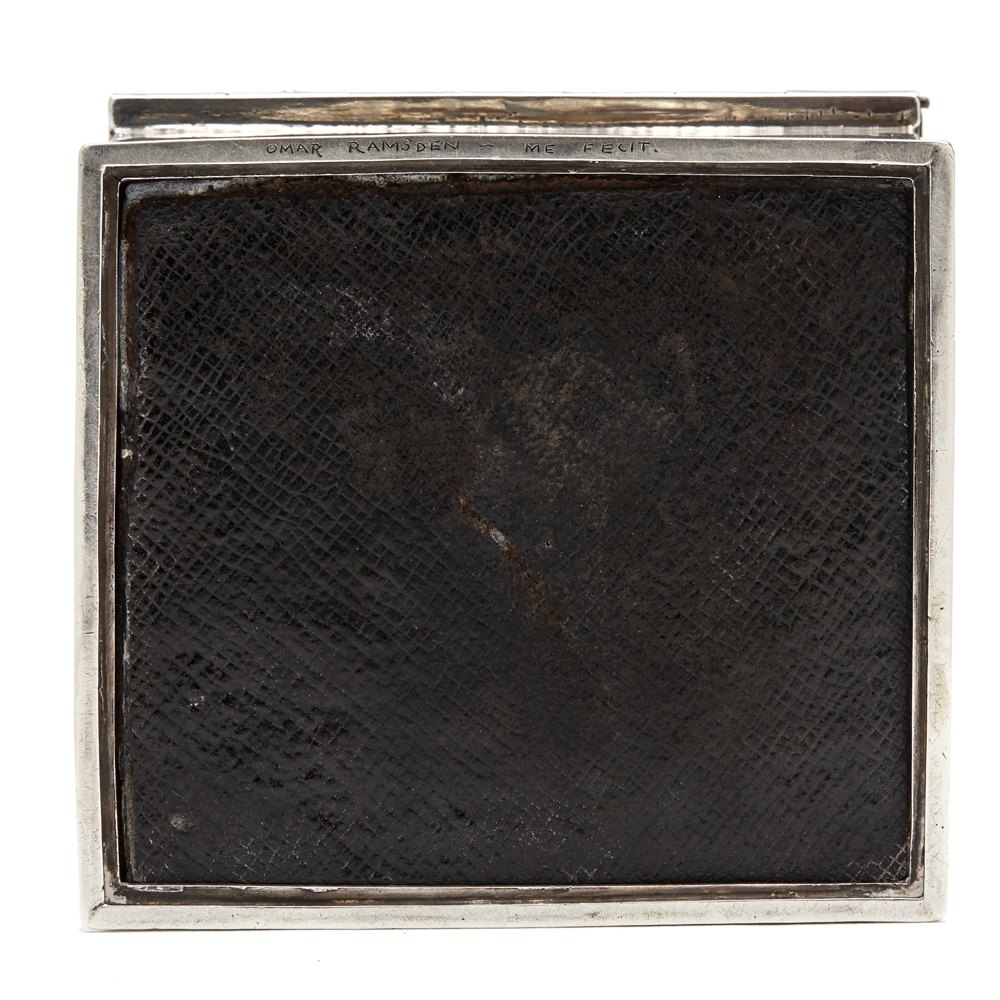 Omar Ramsden Silver Box 1926 Silver assay marks for London 1926