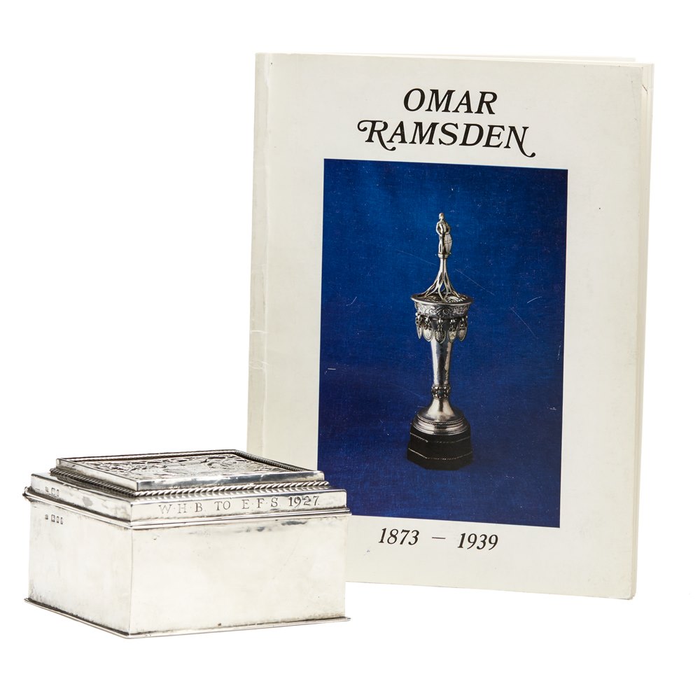 Omar Ramsden Silver Box 1926 Silver assay marks for London 1926