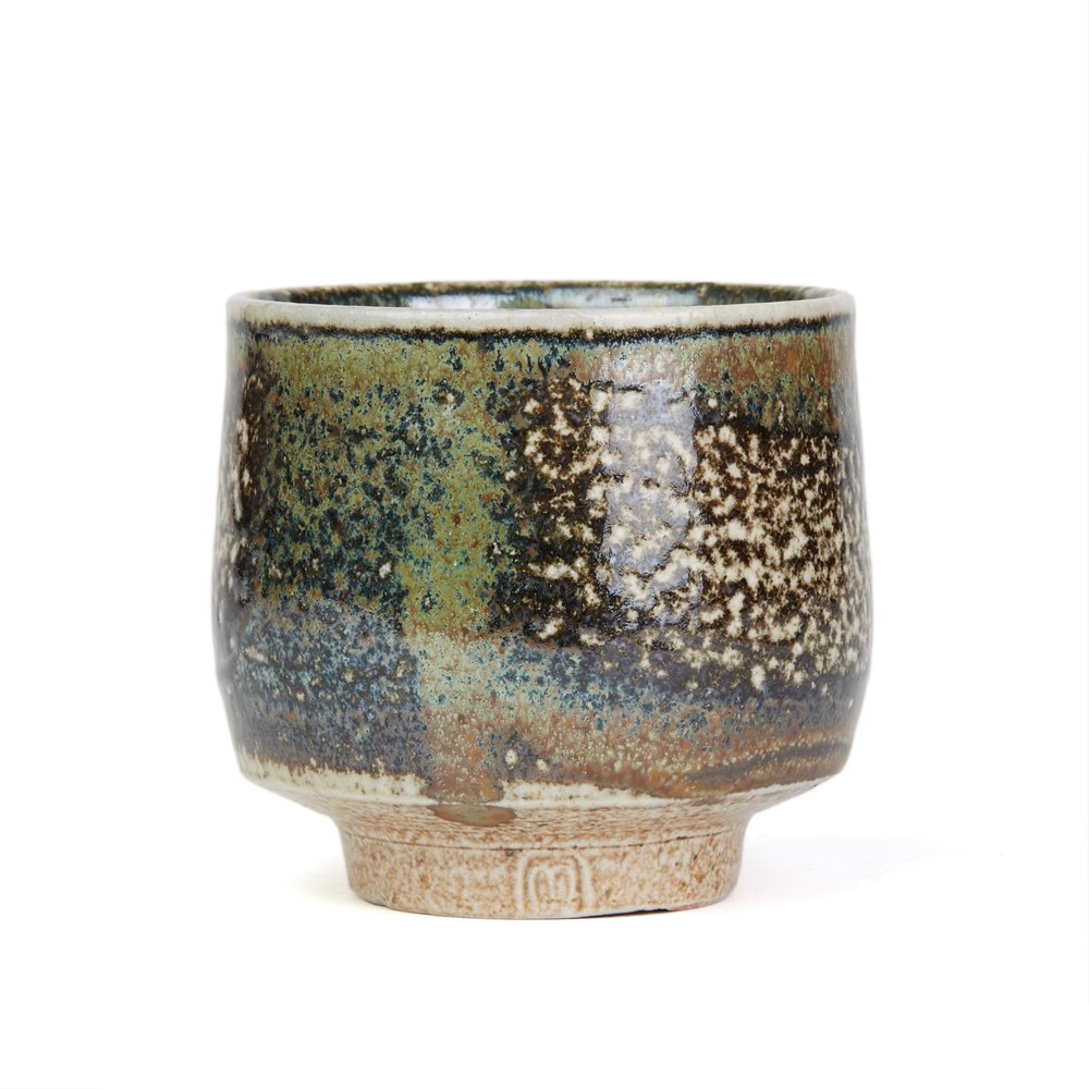 MICKI SCHLOESSINGK STUDIO POTTERY YUNOMI 20TH C. Probably 20th Century
