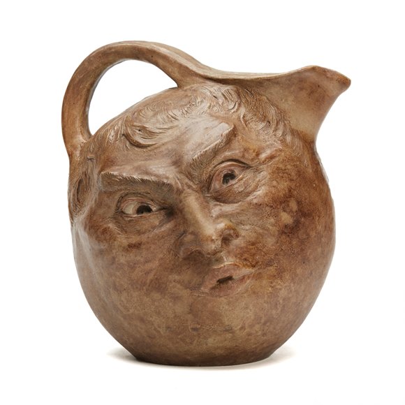ROBERT WALLACE MARTIN LARGE FACE JUG MARTIN BROTHERS 1897