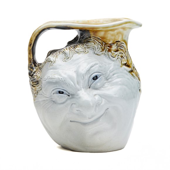 ROBERT WALLACE MARTIN FACE JUG MARTIN BROTHERS EARLY 20 C.