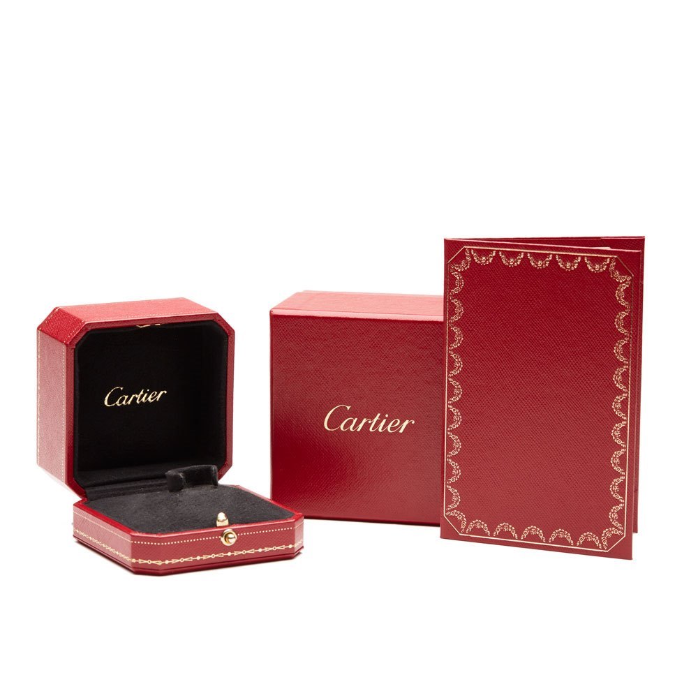 Cartier 18k Yellow Gold 3 Diamond Love Ring