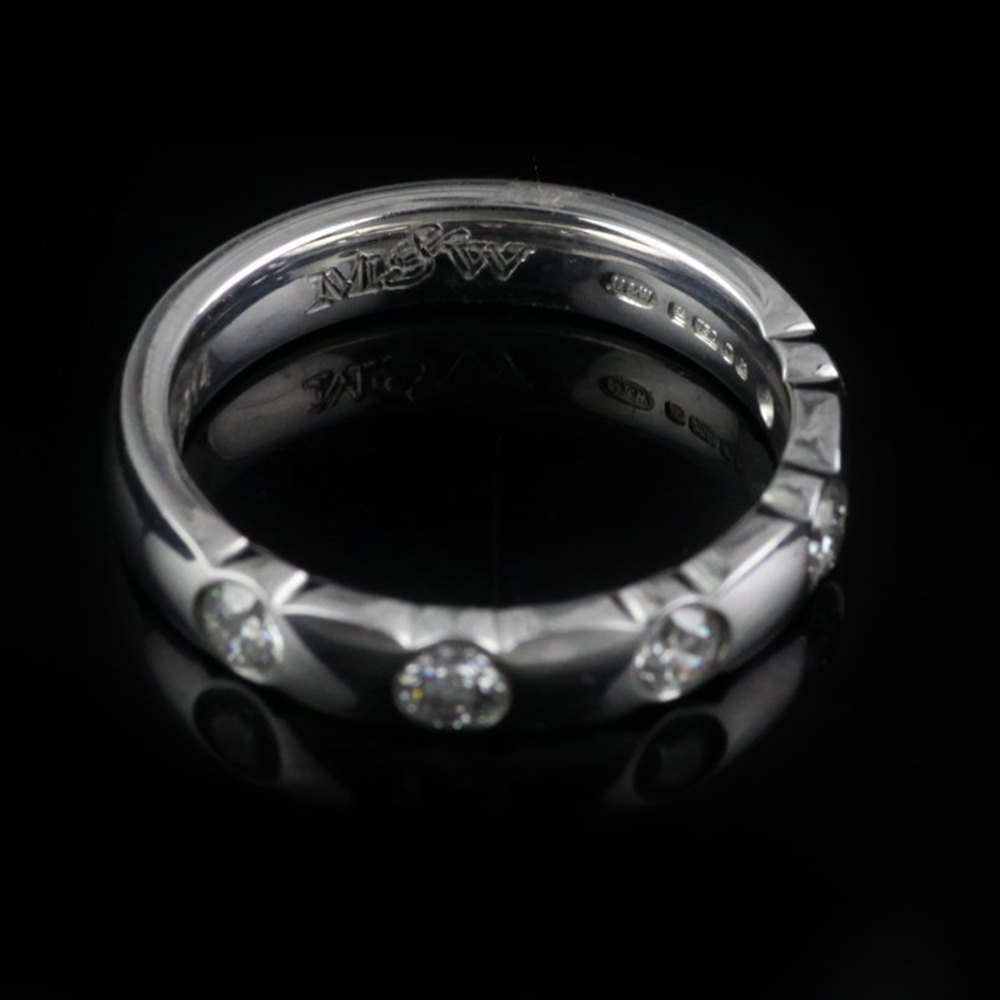 Mappin & Webb 5 Diamond 18K Ring