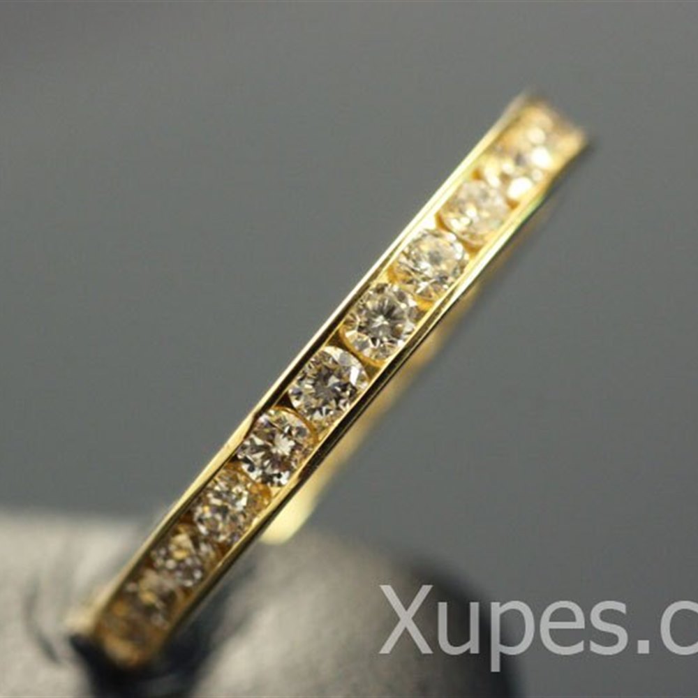 Mappin & Webb 18K Yellow Gold Diamond Eternity Ring
