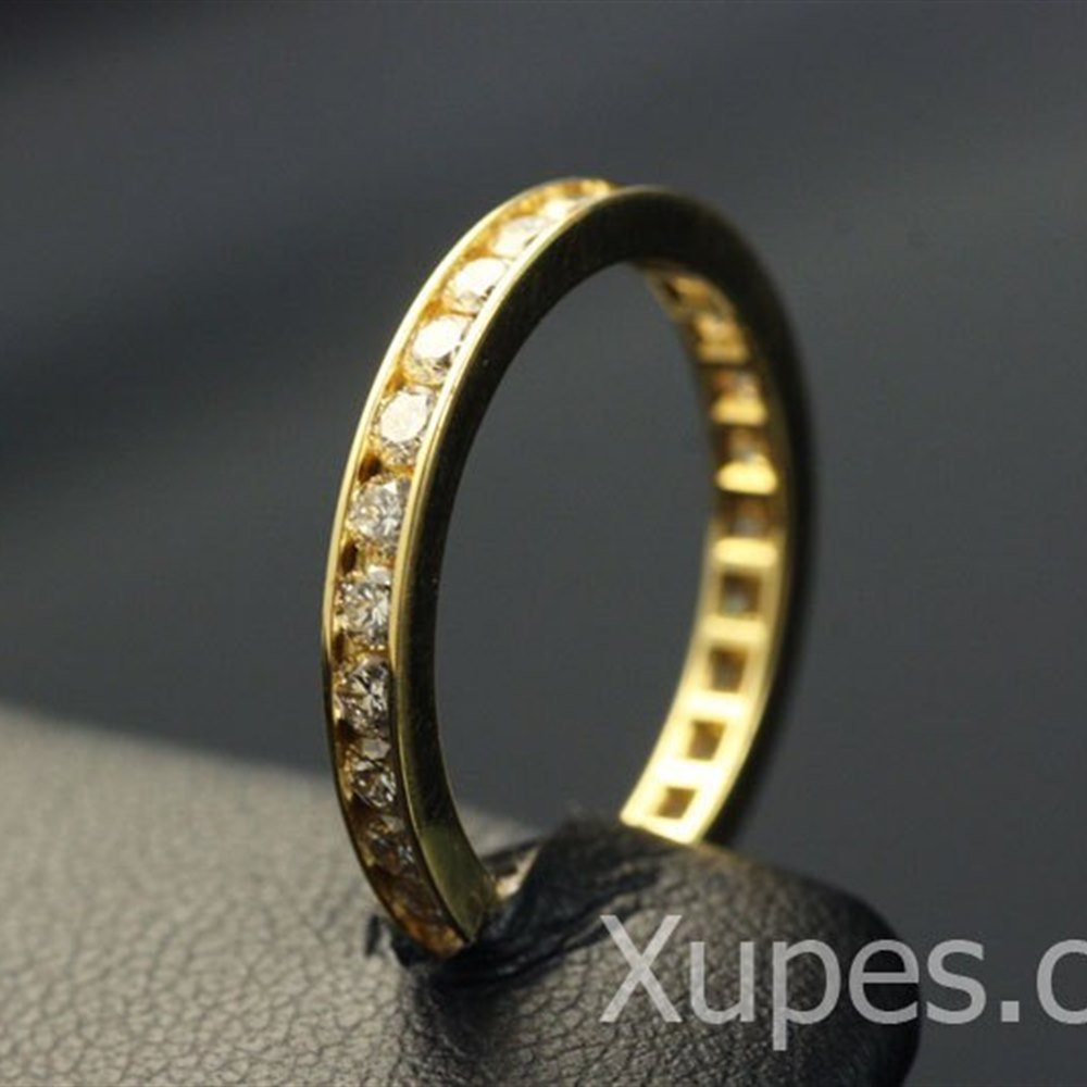 Mappin & Webb 18K Yellow Gold Diamond Eternity Ring