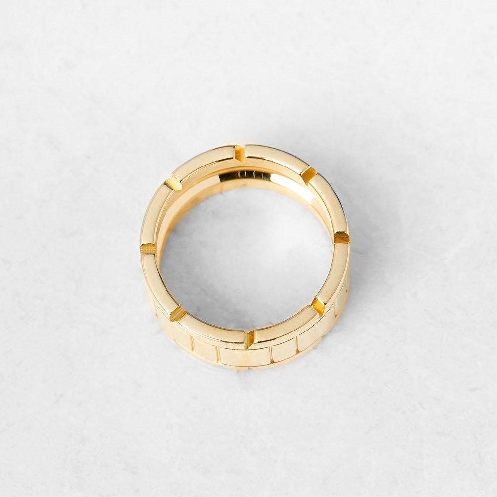 Cartier 18k Yellow Gold Tank Francaise Ring