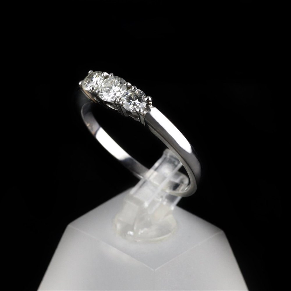 Mappin & Webb Platinum Diamond Trilogy Ring