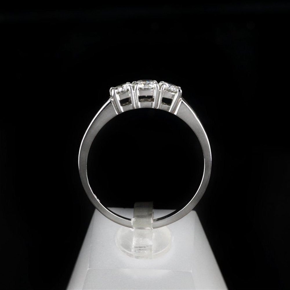 Mappin & Webb Platinum Diamond Trilogy Ring