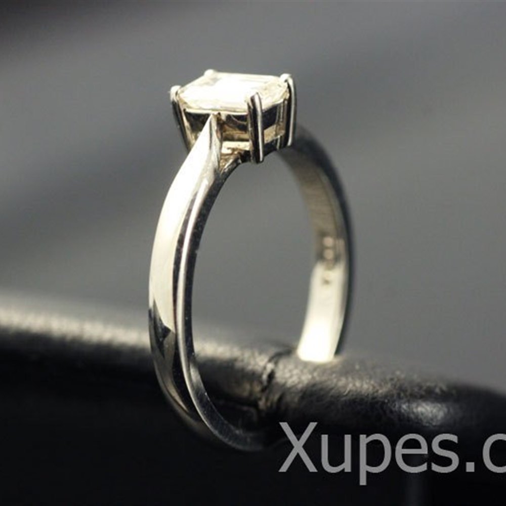 Mappin & Webb Platinum Baguette Diamond Ring