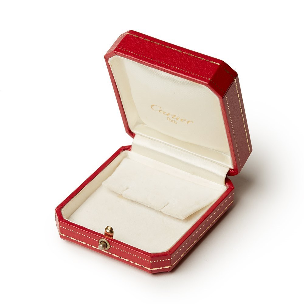 Cartier 18k White Gold Love Earrings