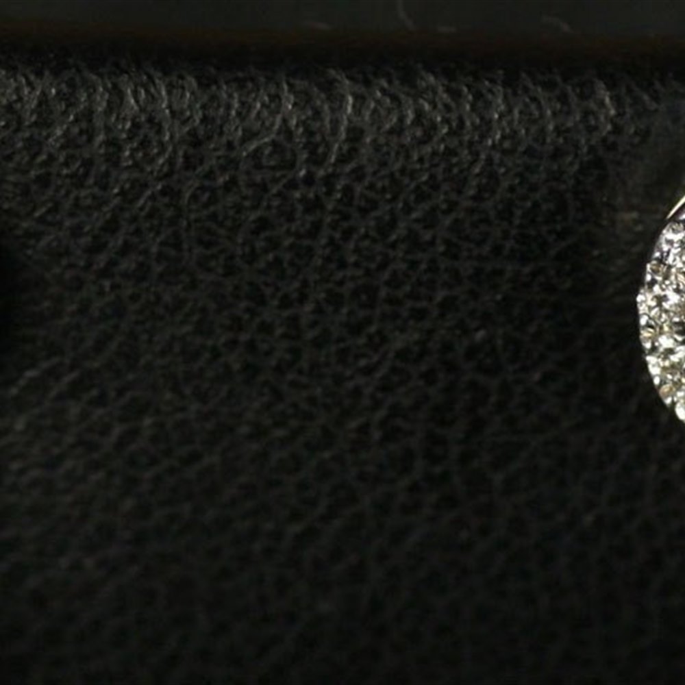 Mappin & Webb 18K White Gold Bar Diamond Drop Earrings