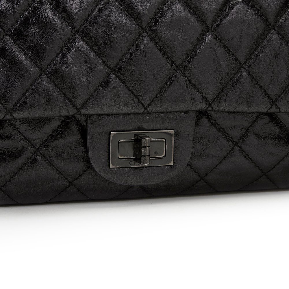 chanel 2.55 reissue so black