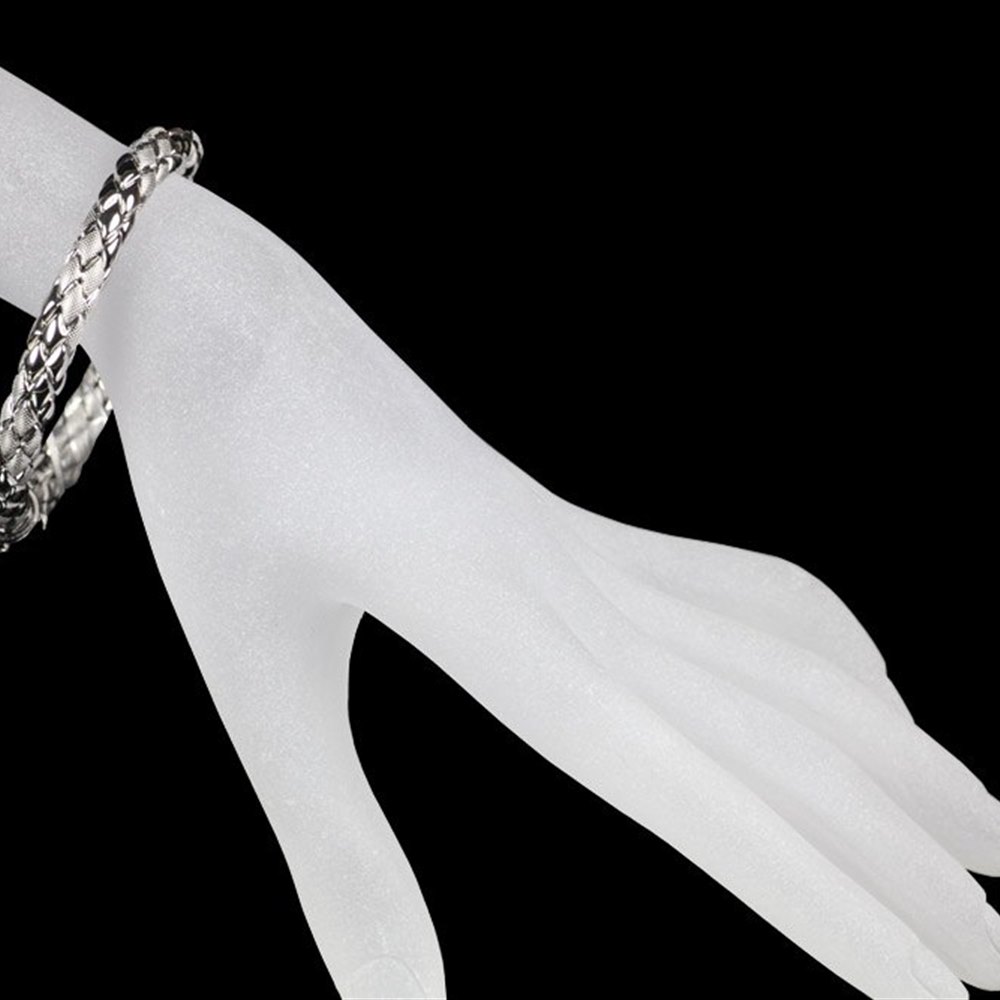 Chimento 18K White Gold Stretch Rope Bracelet