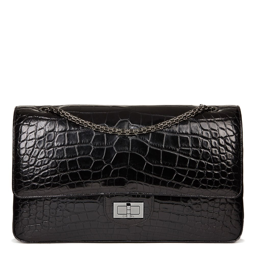 chanel 2.55 crocodile